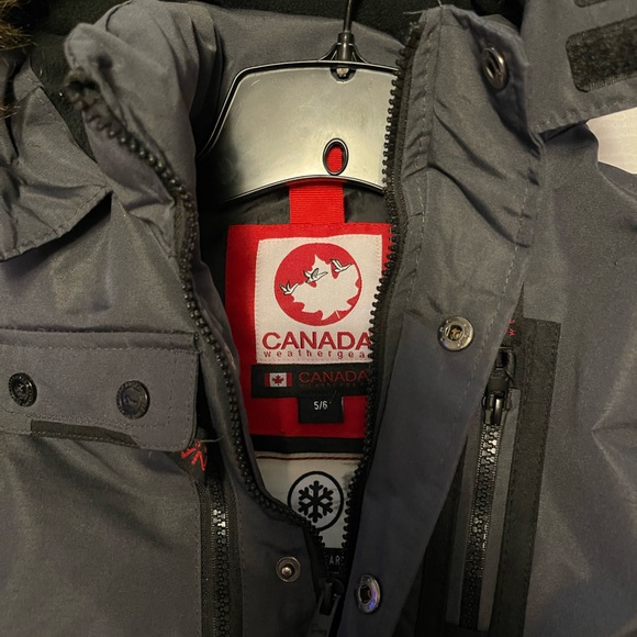 Canada Goose Weather Gear jacket kids size 5/6 - Picture 3 of 6